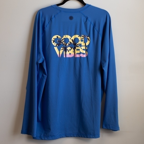 Life is Good blue "Good Vibes" performance long sleeve shirt-XL - Picture 5 of 5